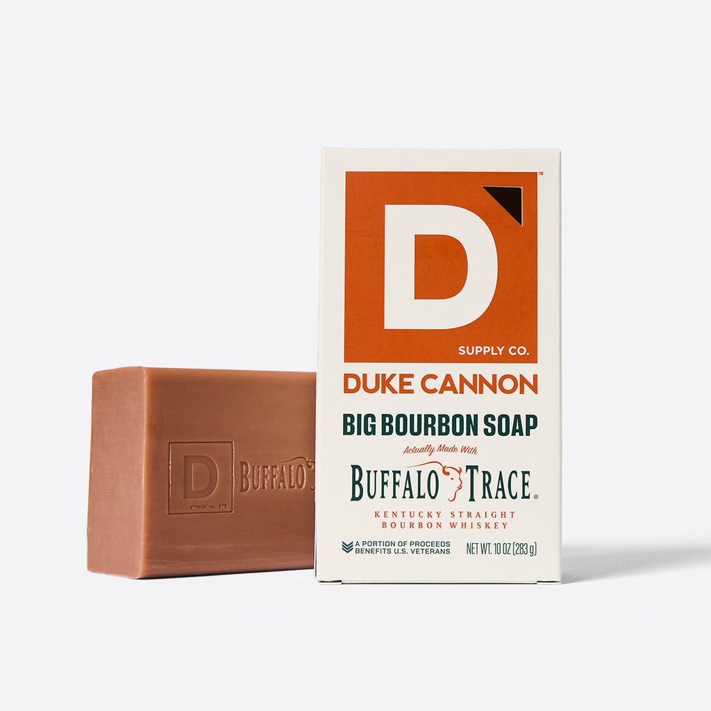 Heavy Grit Deep Cleaning Brick of Soap - Bourbon Top Smeller