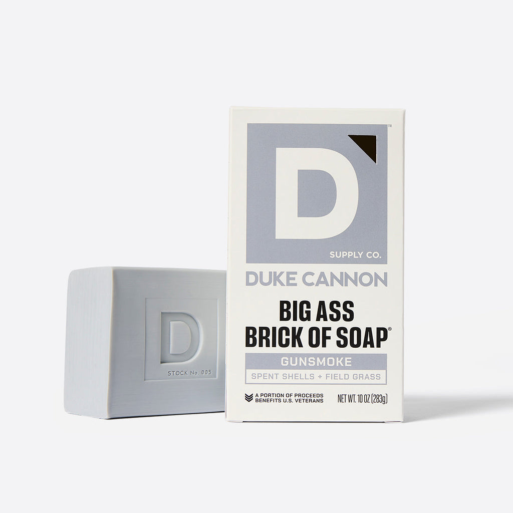 Heavy Grit Deep Cleaning Brick of Soap - Gunsmoke